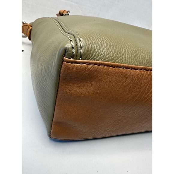 The Sak Women's Ashland Leather Crossbody Bag Purse Color is Loden NWT - Picture 9 of 10